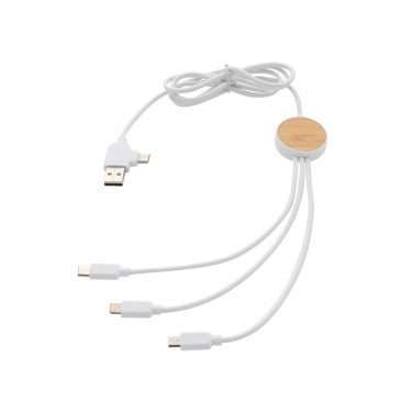 Logotrade advertising product image of: RCS recycled plastic Ontario 6-in-1 cable