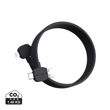 Logo trade promotional items image of: Urban Vitamin Stockton 65W RCS RTPE/RPET magnetic cable