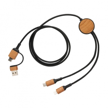 Logo trade corporate gifts picture of: Ohio RCS certified recycled plastic 6-in-1 cable