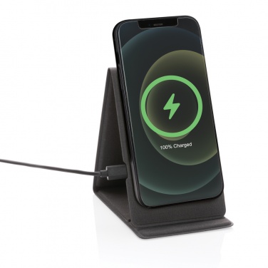 Logo trade promotional gift photo of: Artic Magnetic 10W wireless charging phone stand