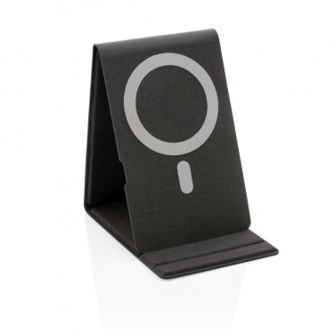 Logo trade promotional gift photo of: Artic Magnetic 10W wireless charging phone stand