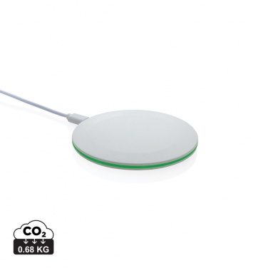 Logo trade promotional product photo of: RCS recycled plastic 15W Wireless fast charger