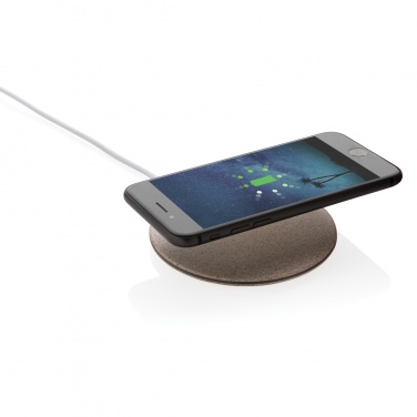 Logotrade promotional item image of: 5W Wheat straw wireless charger