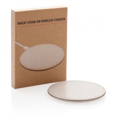 Logotrade advertising product image of: 5W Wheat straw wireless charger