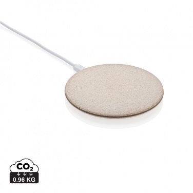 Logotrade promotional merchandise photo of: 5W Wheat straw wireless charger