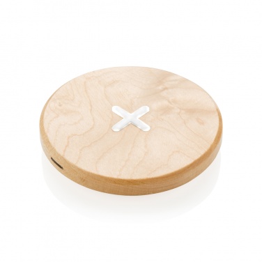 Logo trade promotional merchandise photo of: 5W wood wireless charger