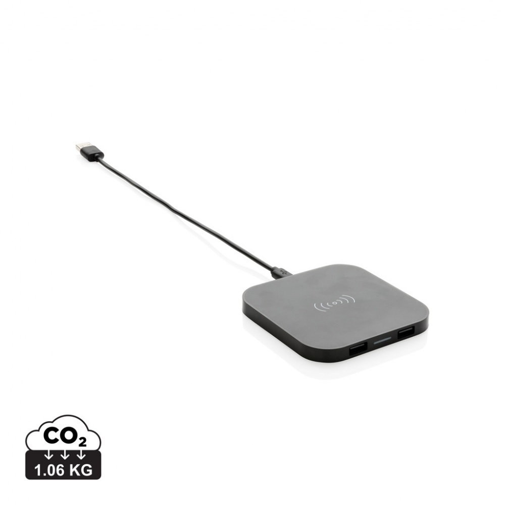 Logo trade advertising products image of: Wireless 5W charging pad