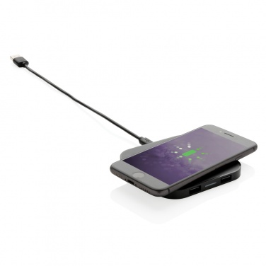 Logo trade promotional merchandise picture of: Wireless 5W charging pad