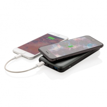 Logo trade business gift photo of: 10.000 mAh Fast Charging 10W Wireless Powerbank with PD