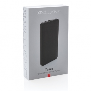 Logotrade promotional products photo of: Tusca 10.000 mAh PU powerbank