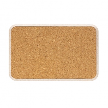 Logotrade promotional item picture of: Cork and Wheat 5.000 mAh pocket powerbank