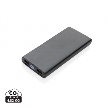 Logo trade promotional merchandise photo of: Aluminium 18W 10.000 mAh PD Powerbank