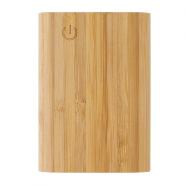 Logotrade promotional giveaway picture of: Bamboo 5.000 mAh powerbank