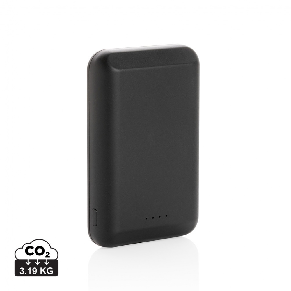 Logotrade corporate gift image of: Magnetic 5.000 mAh 5W wireless powerbank