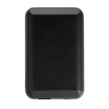 Logo trade promotional gifts image of: Magnetic 5.000 mAh 5W wireless powerbank