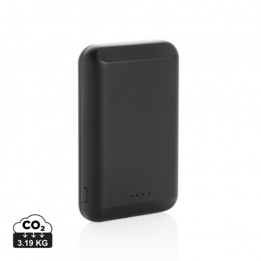 Logo trade promotional products image of: Magnetic 5.000 mAh 5W wireless powerbank