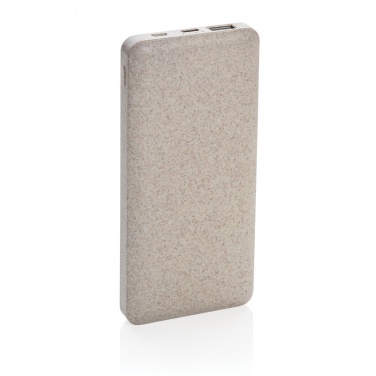 Logotrade corporate gifts photo of: 10.000 mah wheat straw powerbank