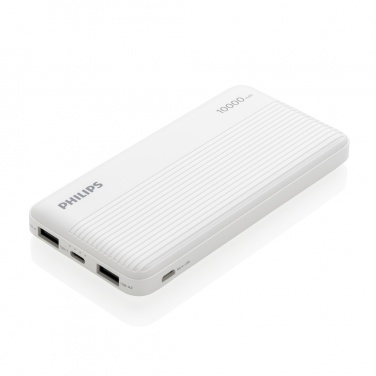 Logotrade advertising product picture of: Philips 10.000 mAh slim powerbank