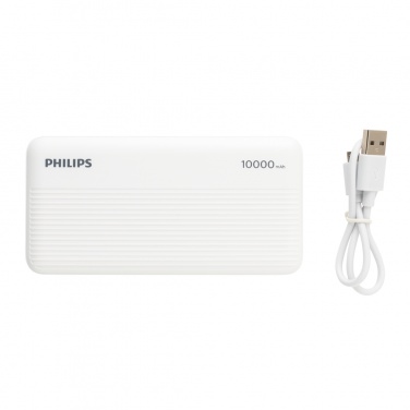 Logotrade promotional product picture of: Philips 10.000 mAh slim powerbank