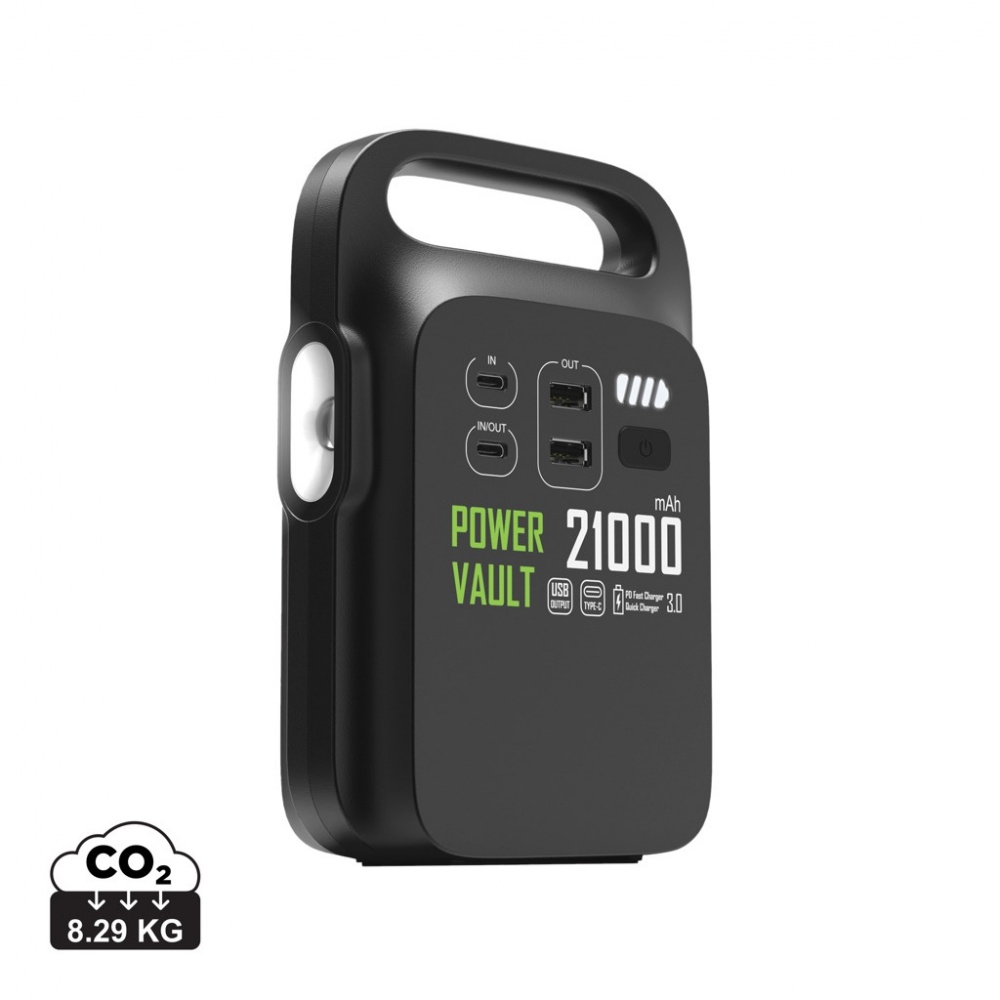 Logotrade promotional items photo of: Power Vault RCS rplastic 21000 mAh portable power station