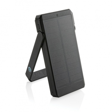 Logo trade promotional gifts image of: Skywave RCS recycled plastic solar powerbank 10000 mAh