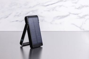 Logotrade promotional merchandise photo of: Skywave RCS recycled plastic solar powerbank 10000 mAh