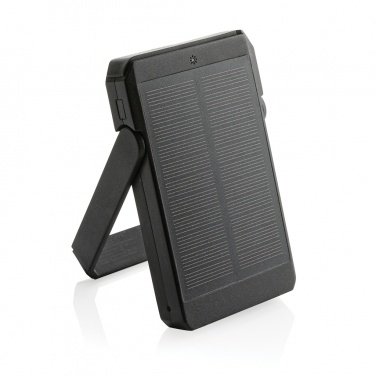 Logo trade promotional giveaways picture of: Skywave RCS rplastic solar powerbank 5000 mAh 10W wireless