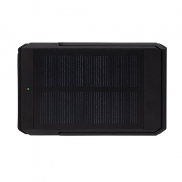 Logo trade promotional items picture of: Skywave RCS rplastic solar powerbank 5000 mAh 10W wireless