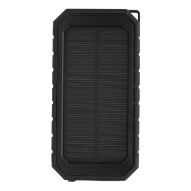 Logotrade advertising product image of: RCS recycled plastic Solar powerbank with 10W Wireless