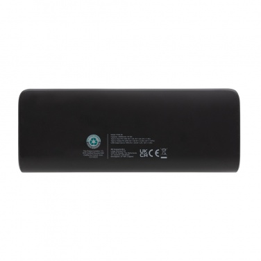 Logo trade promotional items picture of: FlashCharge RCS rplastic 20000 mah fast charge powerbank