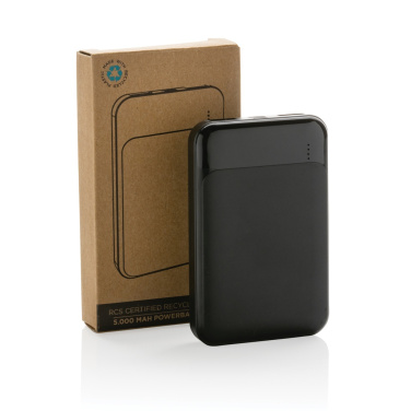 Logotrade promotional item picture of: RCS recycled plastic 5.000 mAh powerbank