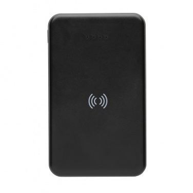 Logo trade advertising products picture of: RCS recycled plastic 5.000 mAh 5W wireless powerbank