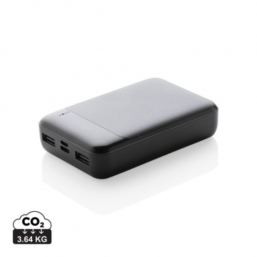 Logo trade promotional items picture of: RCS standard recycled plastic 10.000 mAh powerbank