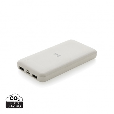 Logotrade promotional merchandise picture of: RCS standard recycled plastic wireless powerbank