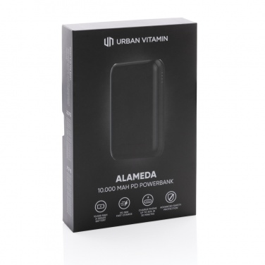 Logo trade promotional products picture of: Urban Vitamin Alameda 10.000 mAh 18W PD powerbank