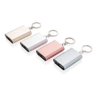 Logo trade promotional gift photo of: 1.000 mAh keychain powerbank