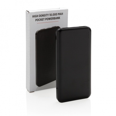 Logo trade promotional gifts picture of: High Density 10.000 mAh Pocket Powerbank