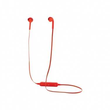 Logo trade advertising products image of: Wireless earbuds in pouch