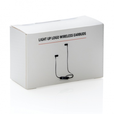 Logo trade promotional items picture of: Light up logo wireless earbuds