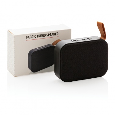 Logo trade promotional gifts image of: Fabric trend speaker