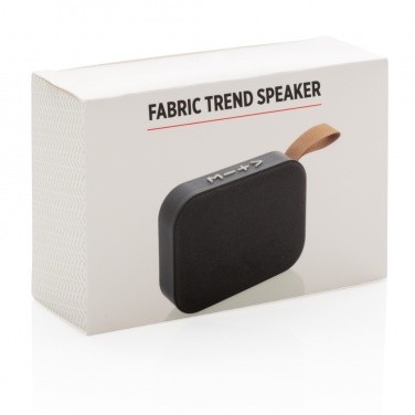 Logo trade promotional gift photo of: Fabric trend speaker