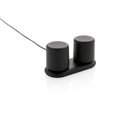 Logo trade advertising products picture of: Double induction charging speaker