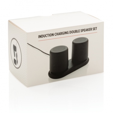 Logotrade promotional gift picture of: Double induction charging speaker