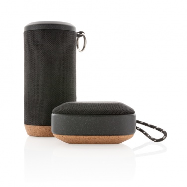 Logo trade promotional gifts image of: Baia 10W wireless speaker, cork