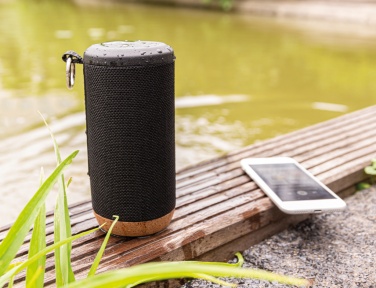 Logo trade business gift photo of: Baia 10W wireless speaker, cork