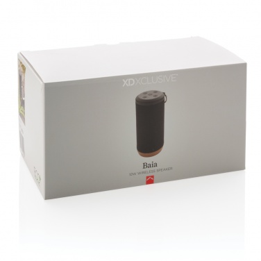 Logo trade promotional items picture of: Baia 10W wireless speaker, cork