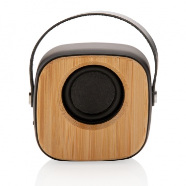 Logo trade promotional giveaways picture of: Bamboo 3W Wireless Fashion Speaker