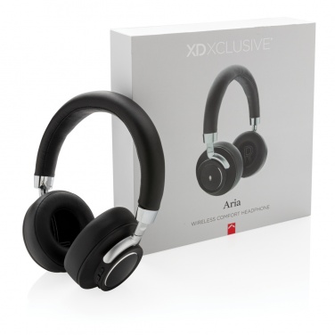 Logo trade promotional gifts image of: Aria Wireless Comfort Headphones