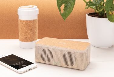 Logotrade promotional giveaway picture of: Wheatstraw wireless charging speaker