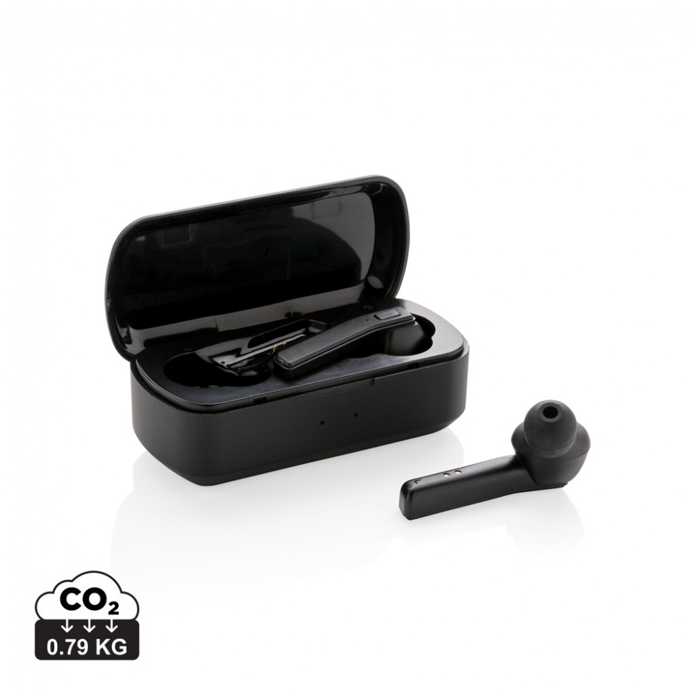 Logotrade promotional products photo of: Free Flow TWS earbuds in charging case